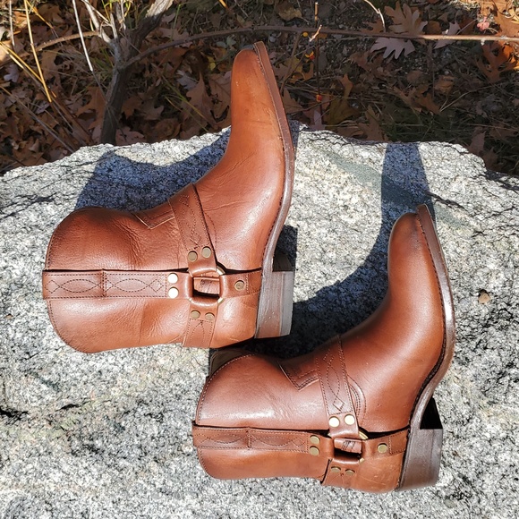 Frye Billy Short Harness Boots Size 10 - Picture 13 of 16